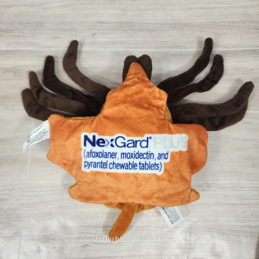 Promotional Tick Plush Collectible Reversable‎ Leaf Parasite Toy